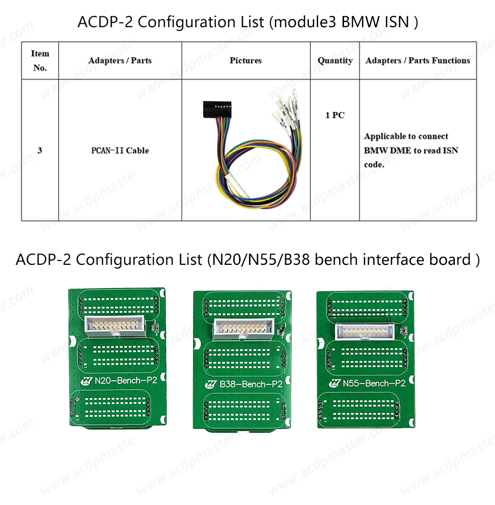 ACDP 2 BMW CAS Package List-3